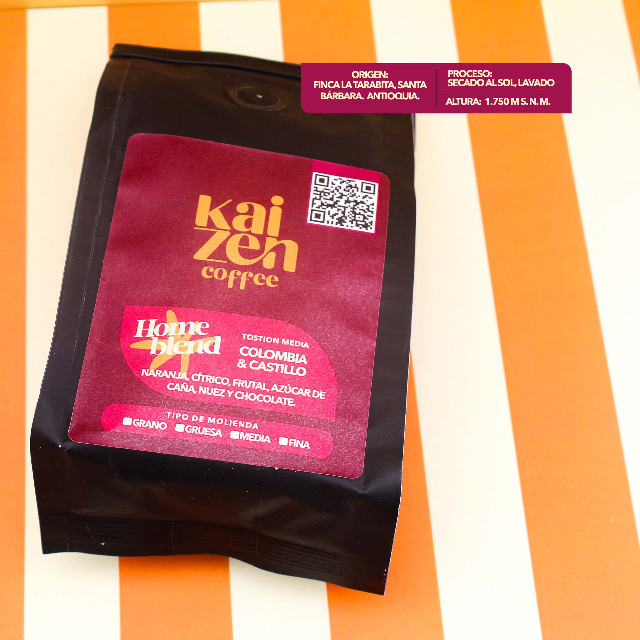 250 gr Café de especialidad Colombia y Castillo | kaizen - Kaizen Coffee Shop