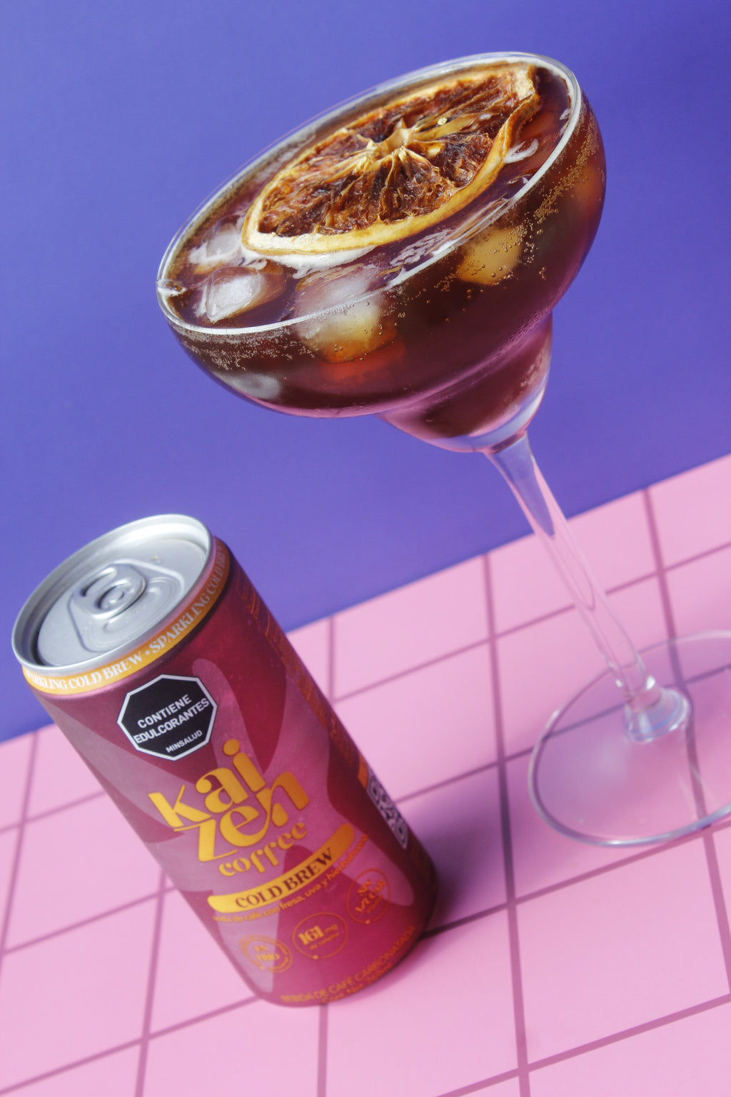Cold brew Frutos Rojos (Fresa, Uva y hierbabuena) | Kaizen Coffee