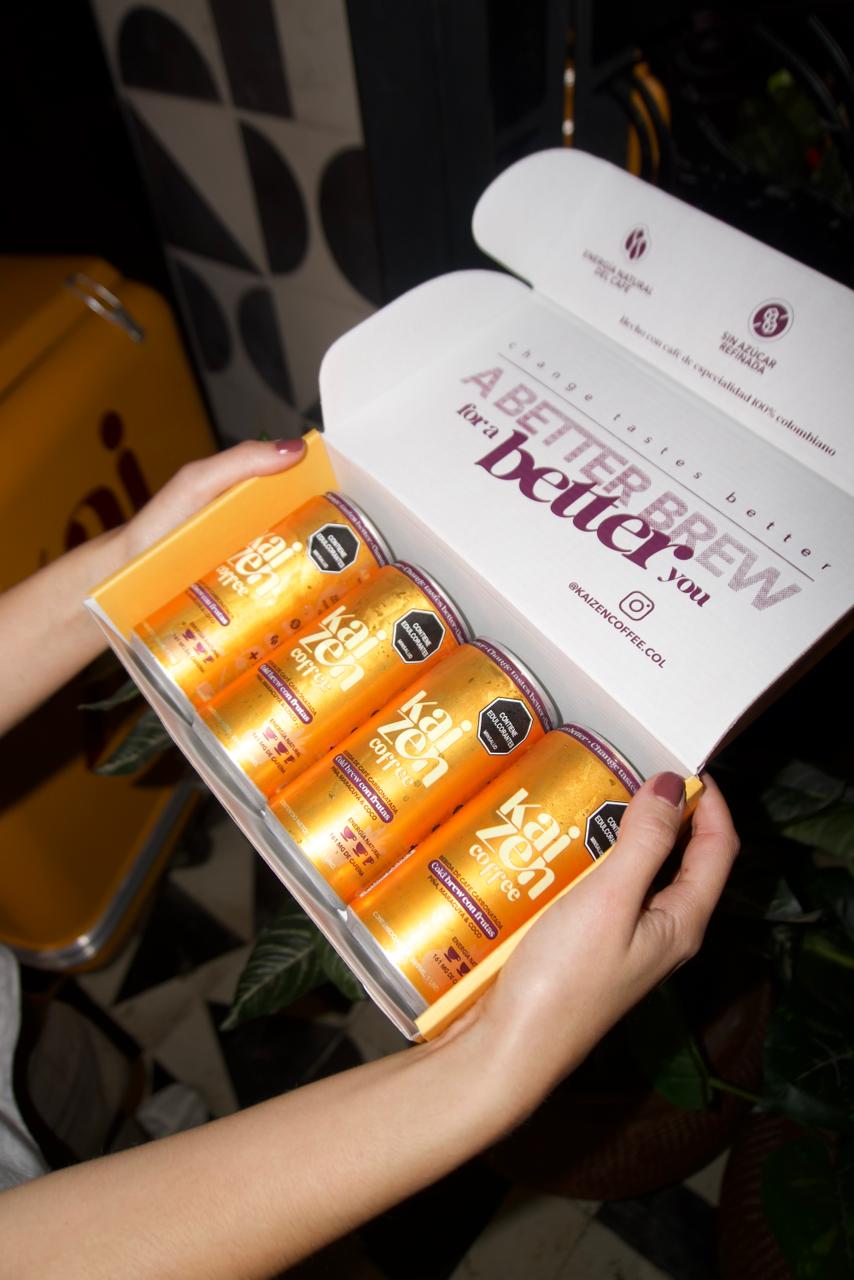 Pack x 4 Kaizen Cold brew con frutas (Piña, maracuyá y coco) - Kaizen Coffee Shop