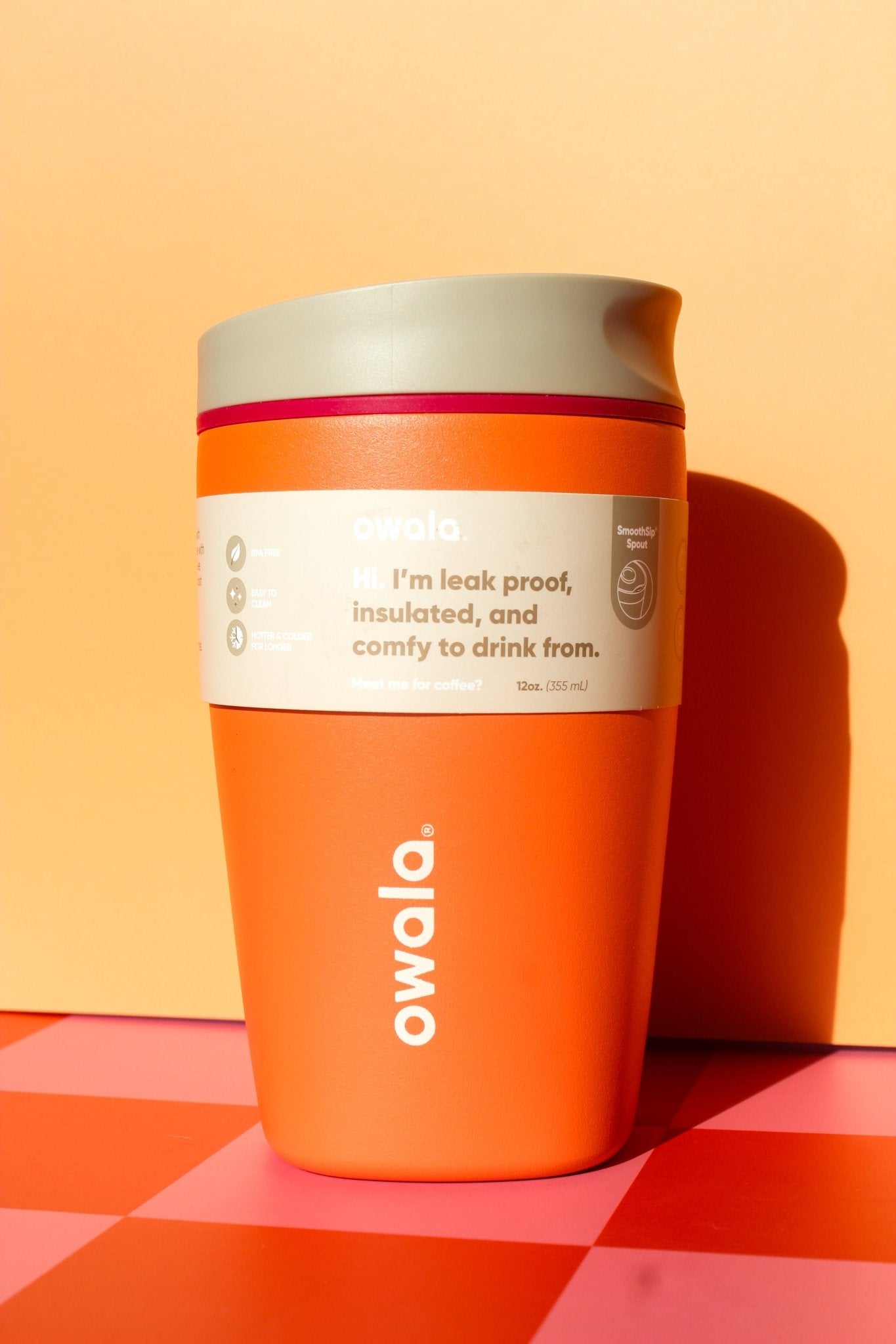 Termo de café Owala SmoothSip Slider 12 onzas - Kaizen Coffee Shop