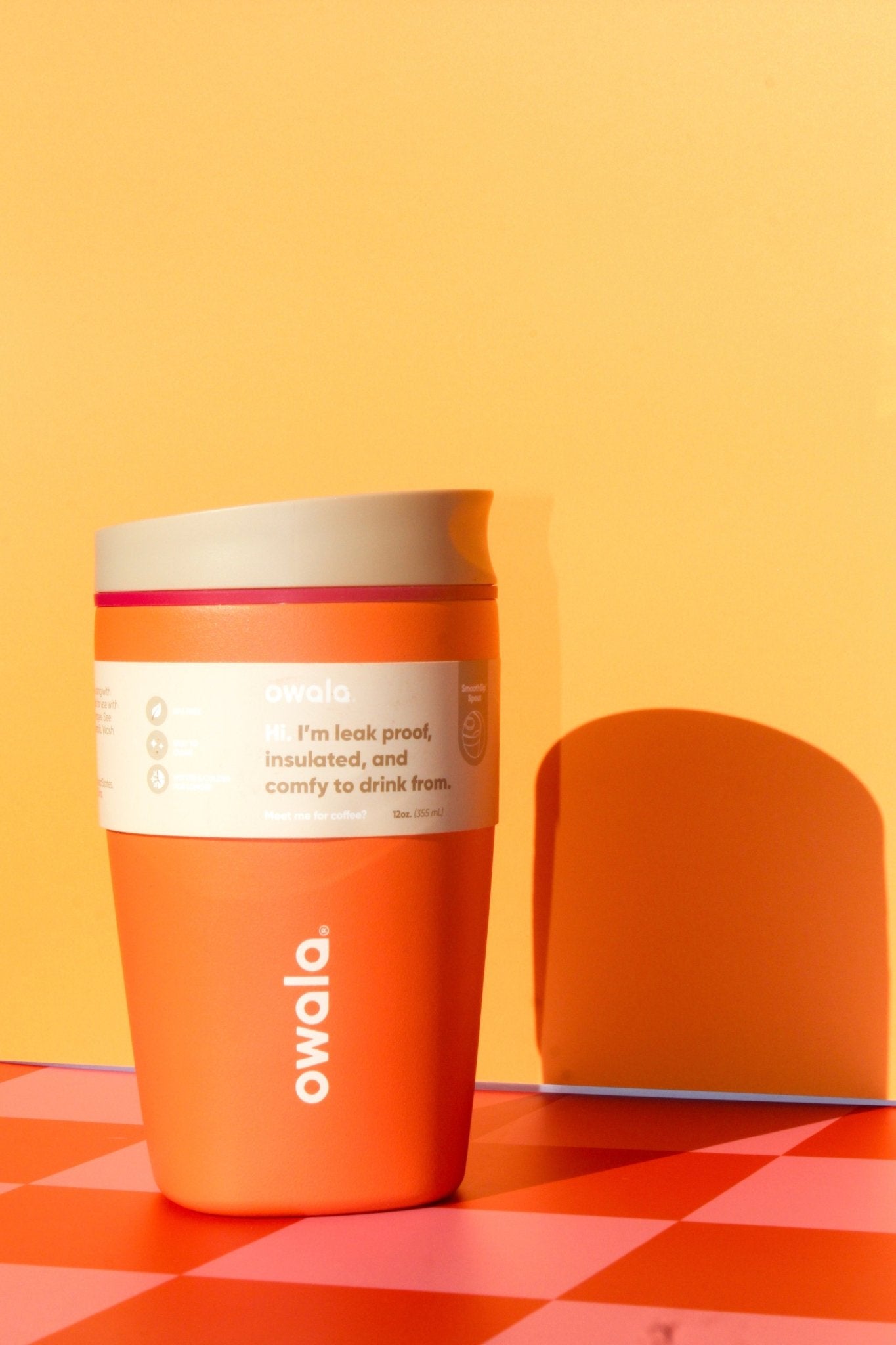 Termo de café Owala SmoothSip Slider 12 onzas - Kaizen Coffee Shop