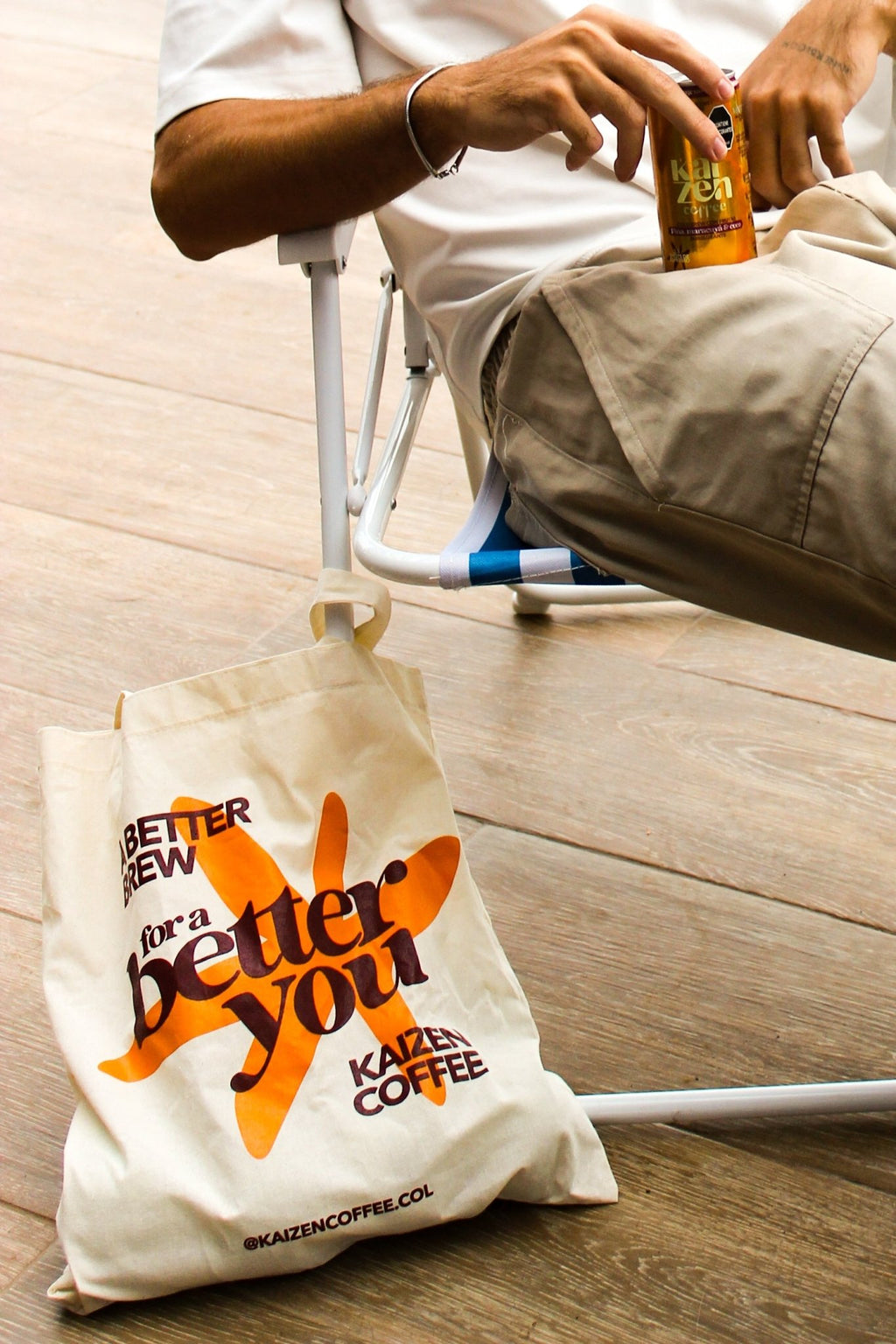 TOTE BAG A better brew for a better you - Kaizen Coffee Shop